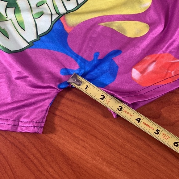 Luckinbaby Purple Fruit Juicers Novelty Bike Casual Workout Sports Shorts -Large - Picture 7 of 9